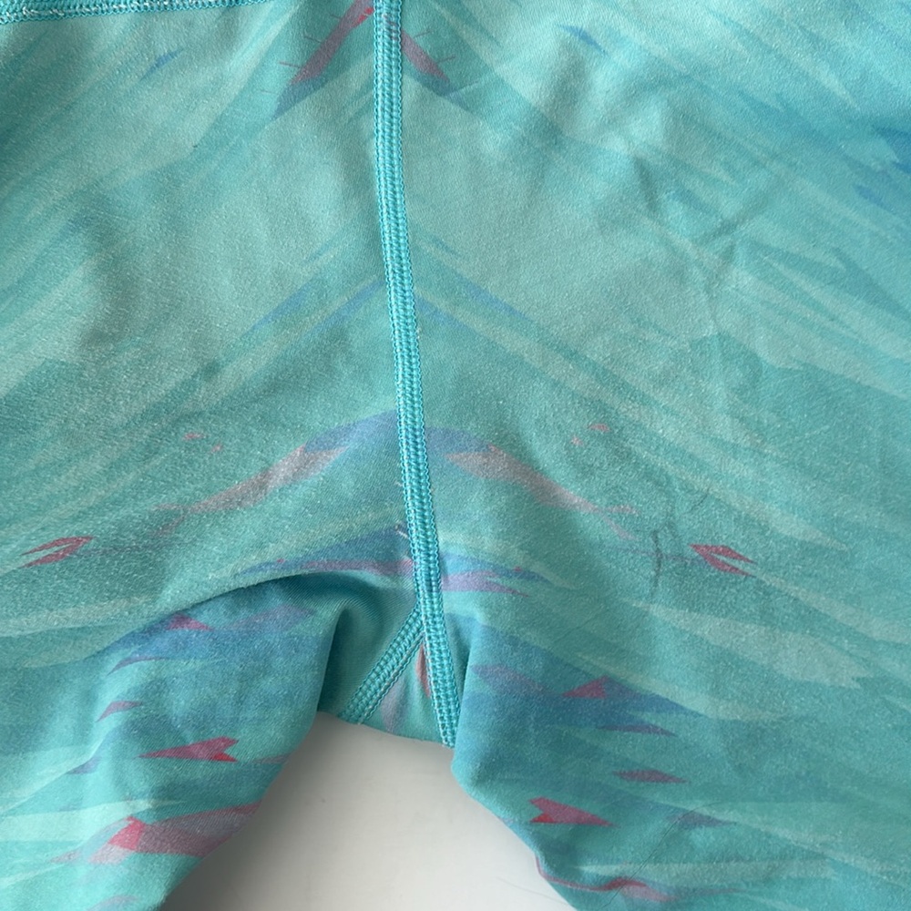 Nike Dri Fit Teal Athletic Leggings Size Small - Picture 11 of 12